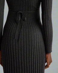 Ribbed Midi Dress