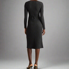 Ribbed Midi Dress