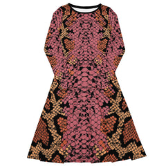 Snake Midi Dress